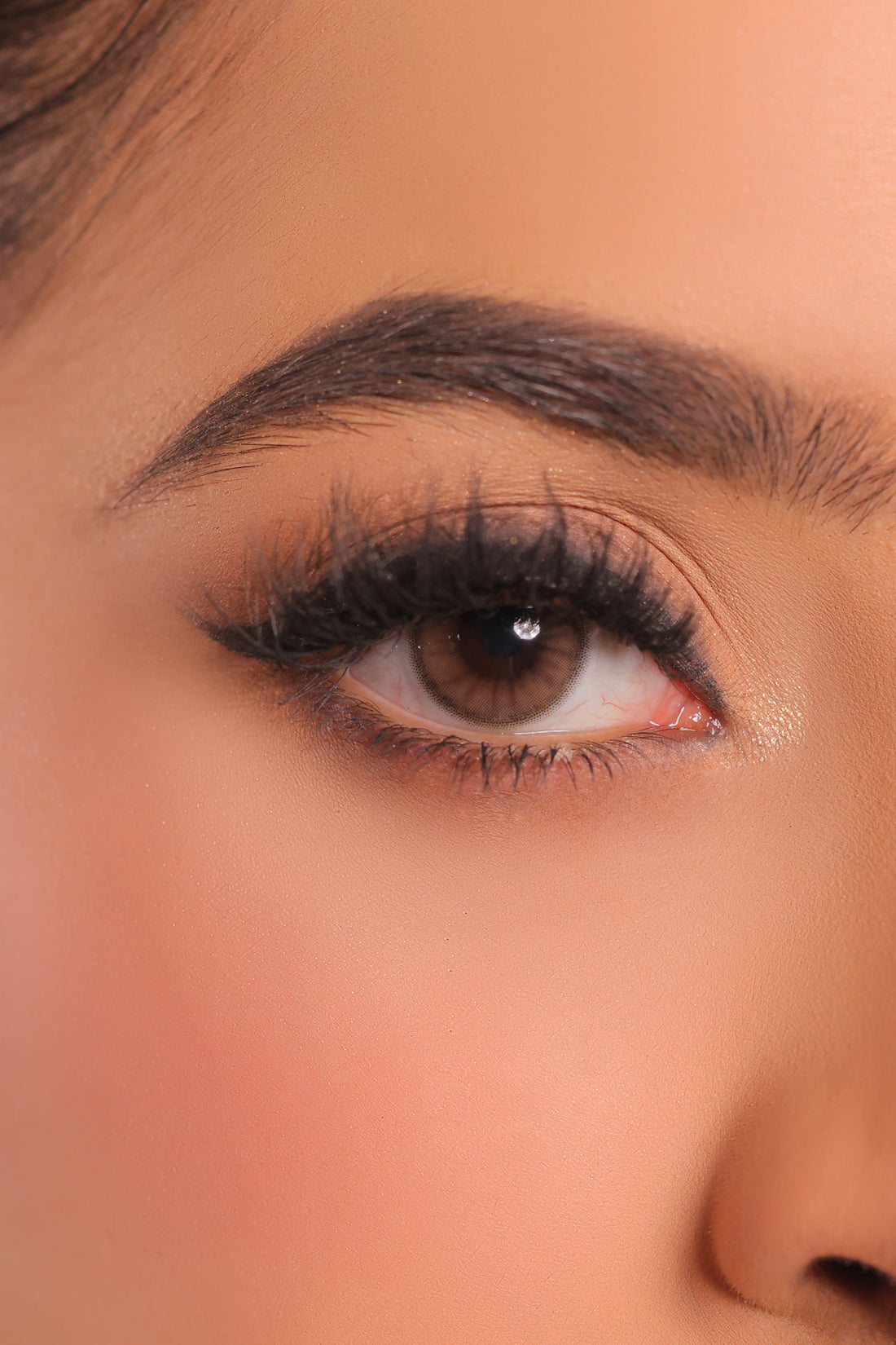 Caramel Brown™ Natural Colored Contact Lenses