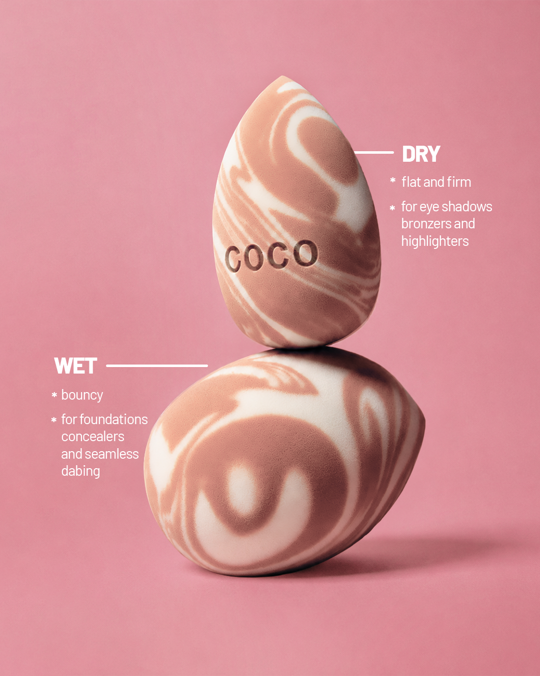 Mini Eye Makeup Sponge ( Set of 2)