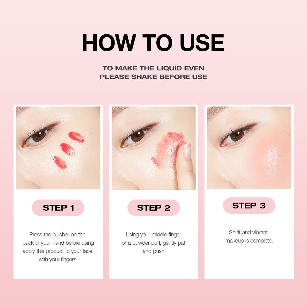OTWOO™ Natural Dewy Liquid Blush #1