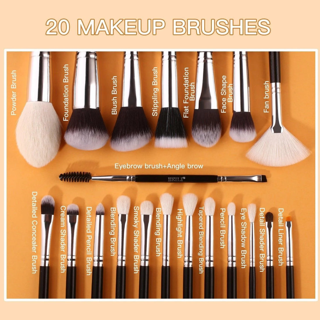 Beili20™ Professional Makeup Brush Set